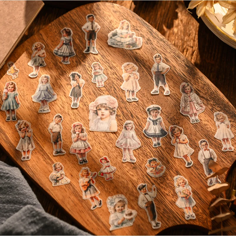 50pcs Vintage Kids Paper Doll  - Vintage Fashion Doll recension och pris